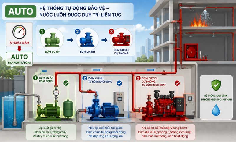 hệ thống bơm pccc