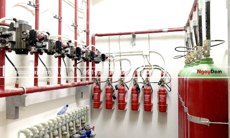 Hệ thống chữa cháy bằng khí là gì? Top 5 hệ thống phổ biến hệ thống chữa cháy bằng khí