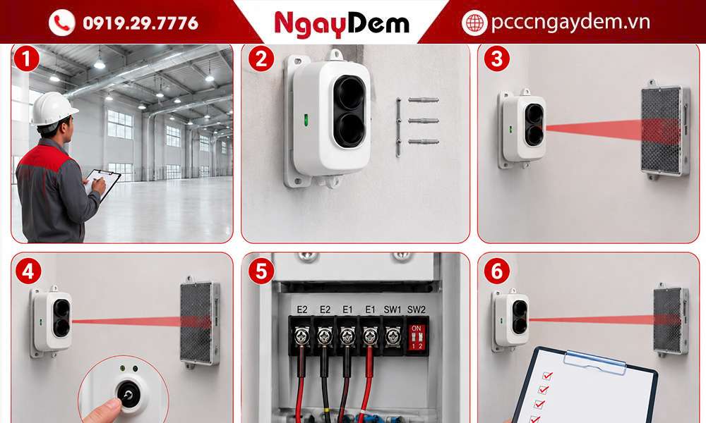 hướng dẫn lắp đặt đầu báo beam