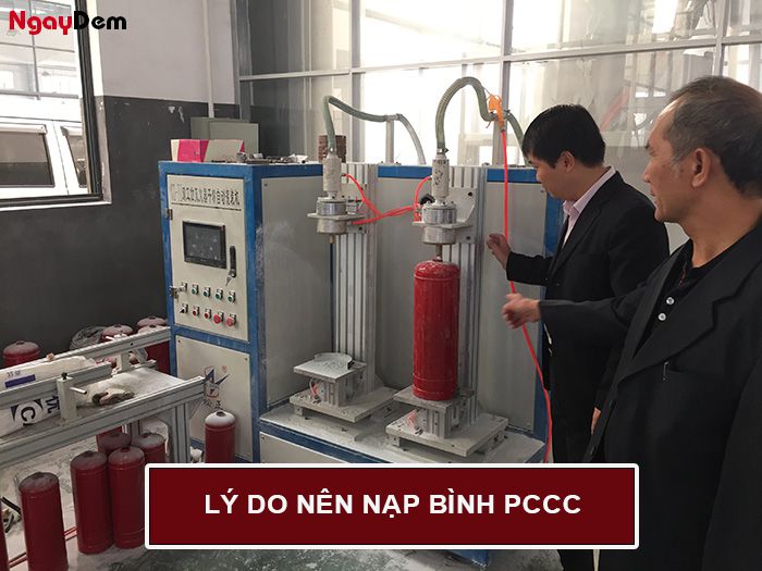 Lý do nên nạp bình PCCC theo định kỳ
