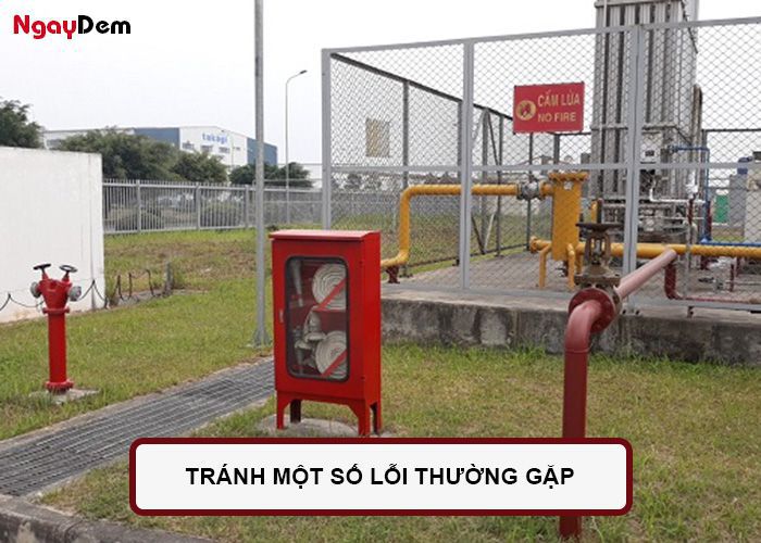 Một số lỗi thường gặp khi lắp tủ PCCC ngoài trời