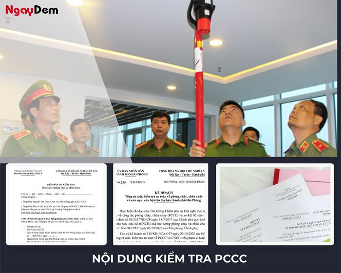 Nội dung kiểm tra PCCC đầy đủ