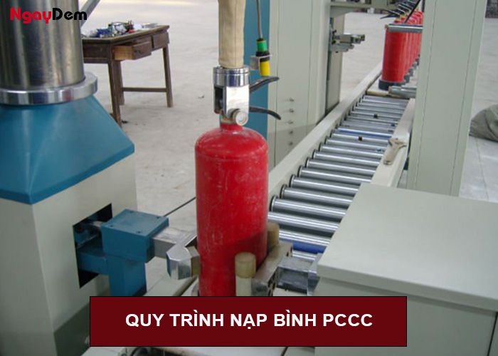 Quy trình nạp bình PCCC theo đúng tiêu chuẩn