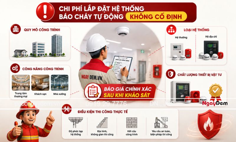 thi công lắp đặt báo cháy tự động