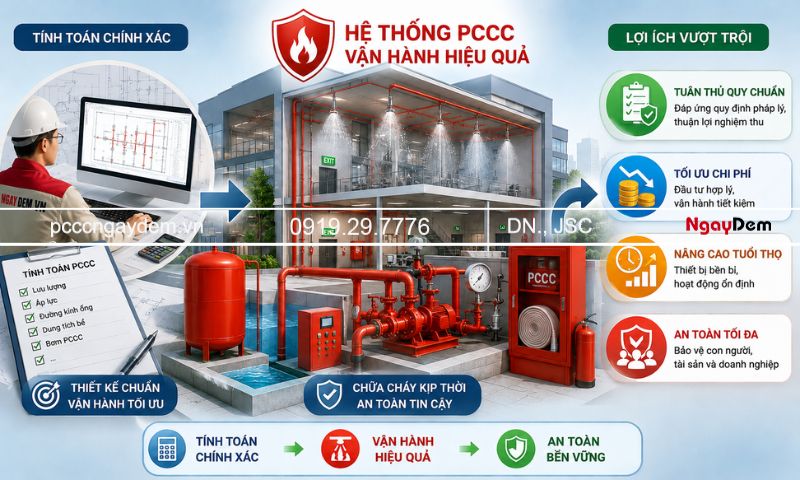 tính toán hệ thống chữa cháy sprinkler
