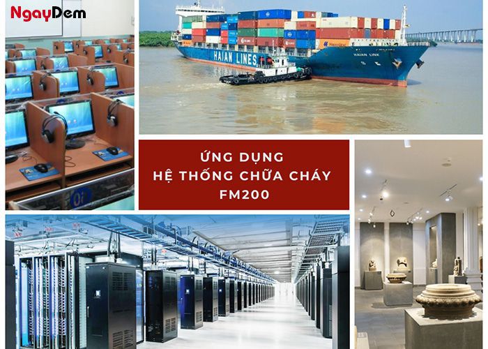 Ứng dụng của hệ thống PCCC FM200