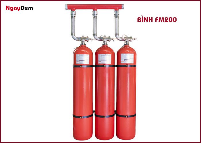 Bình FM200 chữa cháy hiệu quả