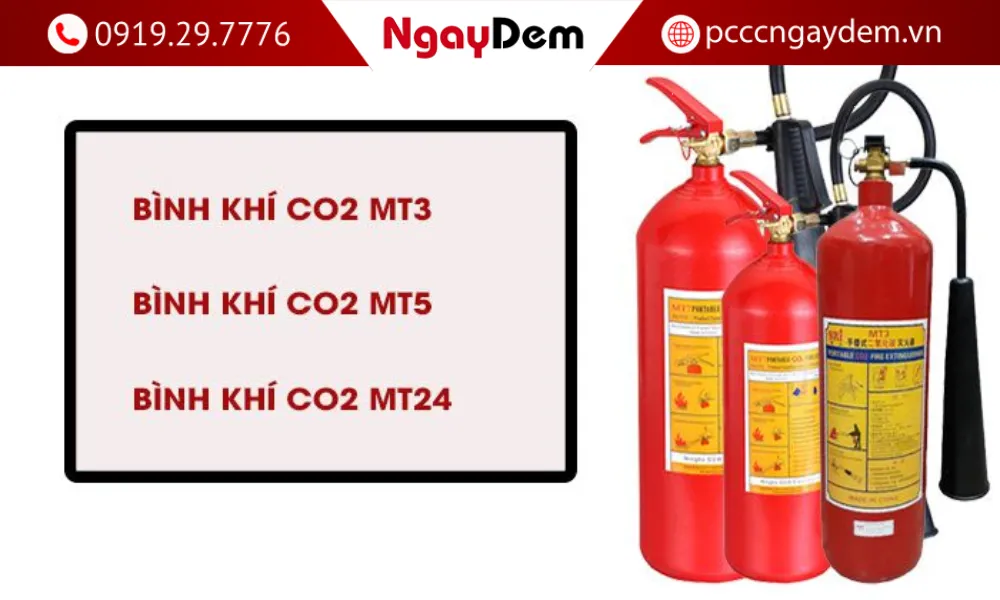 Tổng hợp thông tin về bình chữa cháy co2