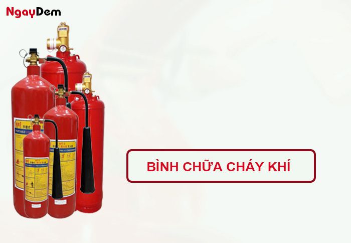 Các loại bình chữa cháy khí