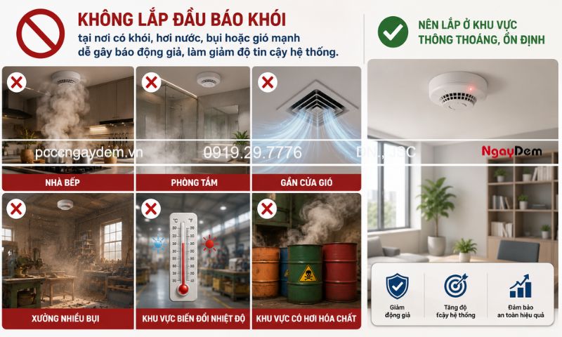 Các loại đầu báo cháy sử dụng trong PCCC phổ biến hiện nay các loại đầu báo cháy