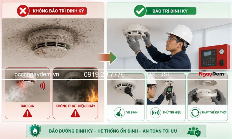 Các loại đầu báo cháy sử dụng trong PCCC phổ biến hiện nay các loại đầu báo cháy