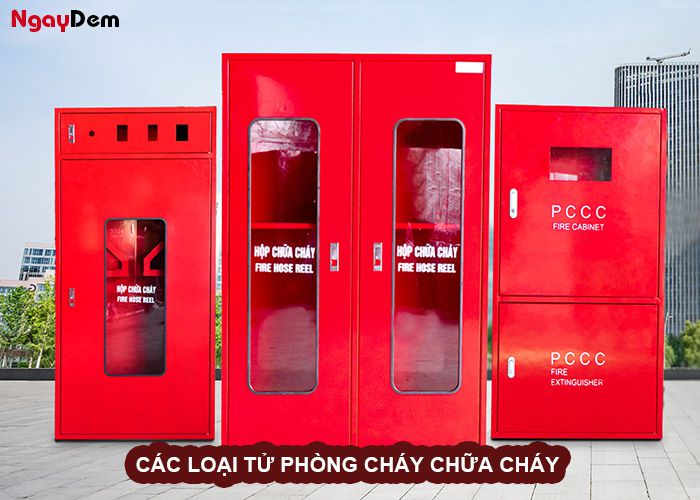 Các loại tủ phòng cháy chữa cháy phổ biến