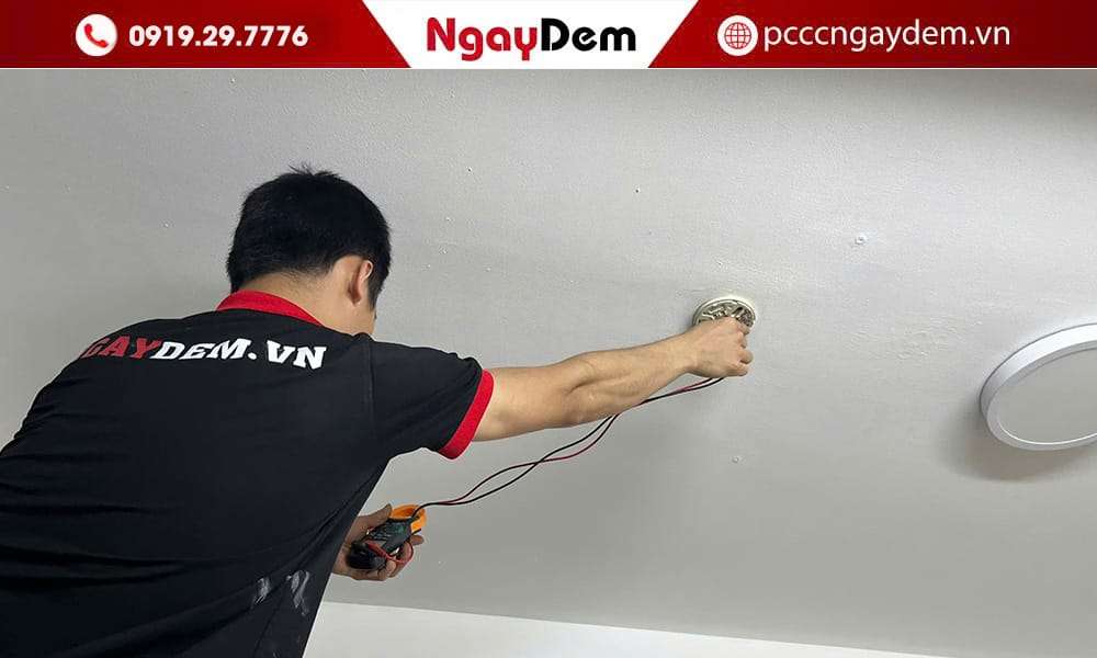 cách kiểm tra đầu báo nhiệt