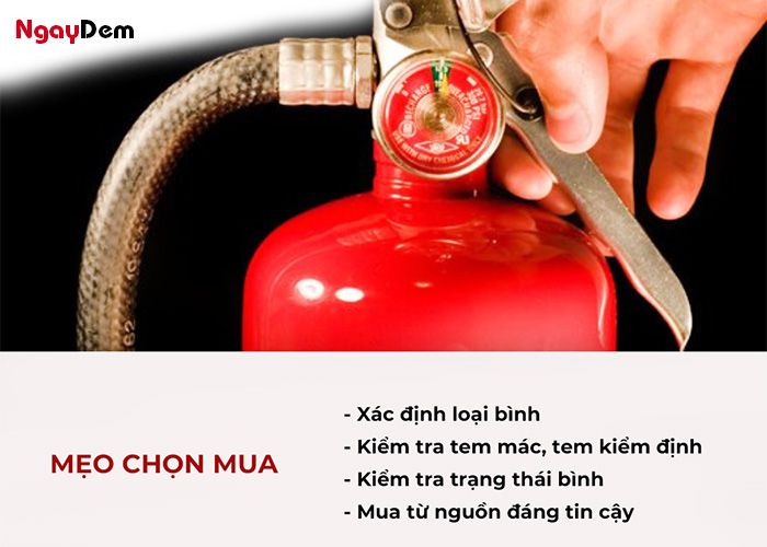 Cách chọn bình cứu hoả gia đình