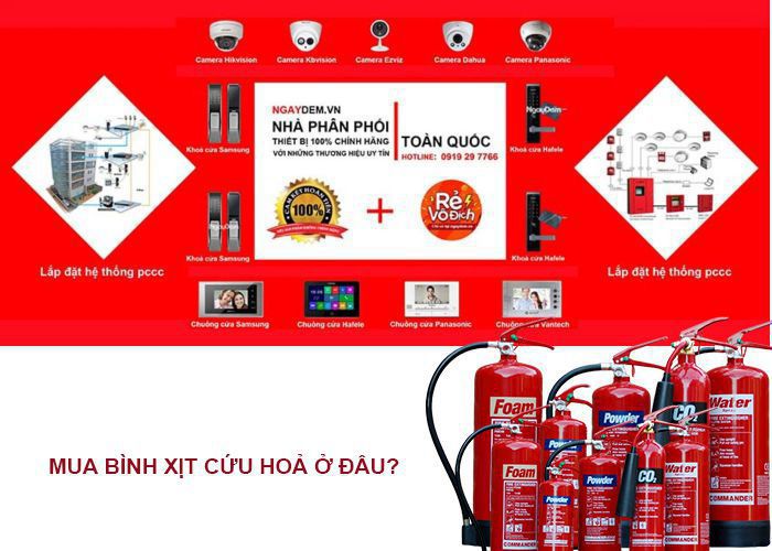 Mua bình xịt cứu hoả ở đâu giá rẻ chất lượng?