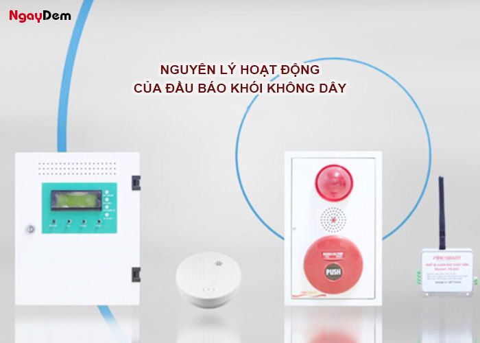 Nguyên lý hoạt động của đầu báo khói không dây