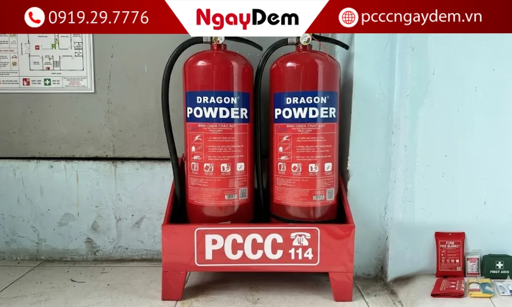 bình chữa cháy bột 8kg dập tắt lửa nhanh chóng an toàn