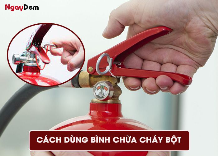 Cách dùng bình chữa cháy 8Kg dễ dàng