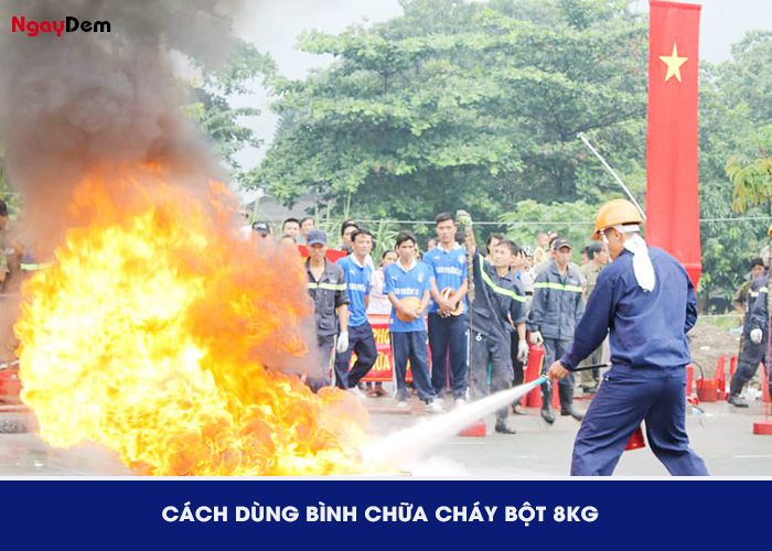Hướng dẫn cách sử dụng bình bột chữa cháy 8kg