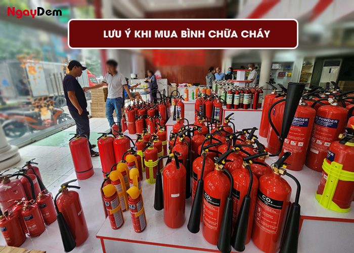 Lưu ý khi mua bình chữa cháy 8Kg đảm bảo chất lượng