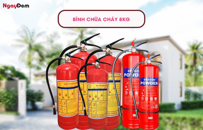 Các loại bình chữa cháy 8Kg giá rẻ