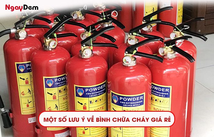 Bình chữa cháy 8Kg giá rẻ cần lưu ý gì?