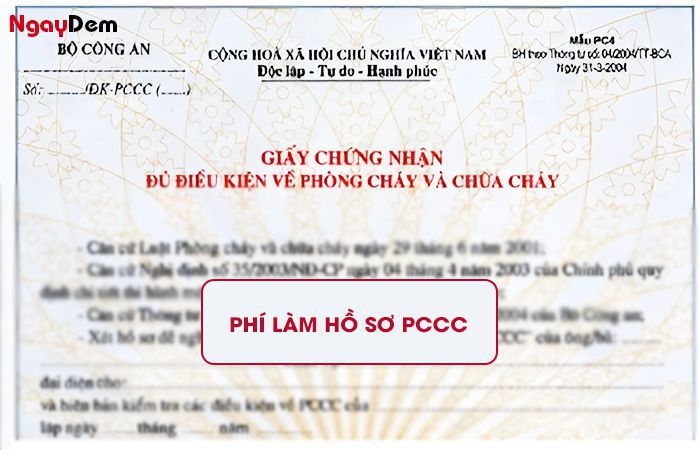 Quy định tính phí làm hồ sơ