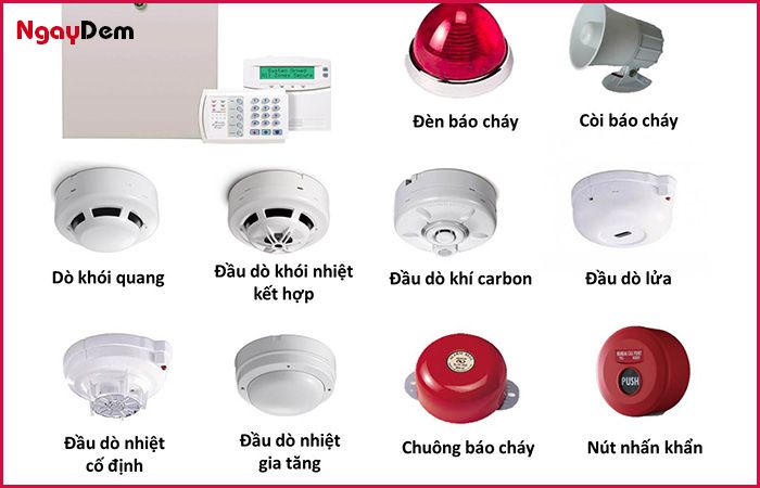 Đầu báo - Trang bị phòng cháy chữa cháy