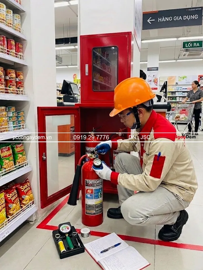 Bảo dưỡng bình chữa cháy tại Cầu Giấy uy tín, đạt chuẩn PCCC
