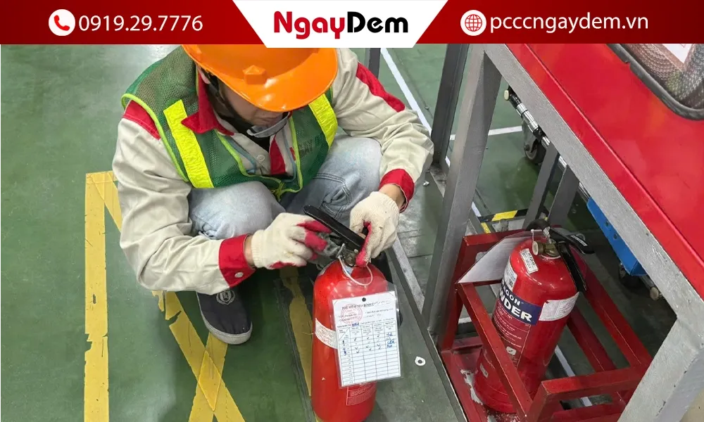 Bảo dưỡng bình chữa cháy tại Cầu Giấy uy tín, đạt chuẩn PCCC