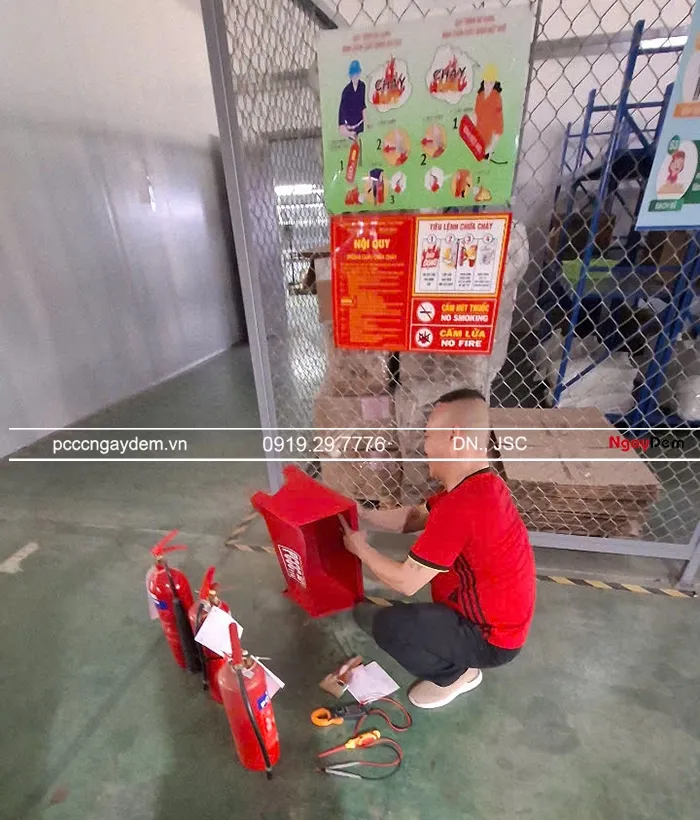Bảo dưỡng bình chữa cháy tại Đống Đa uy tín, đạt chuẩn PCCC