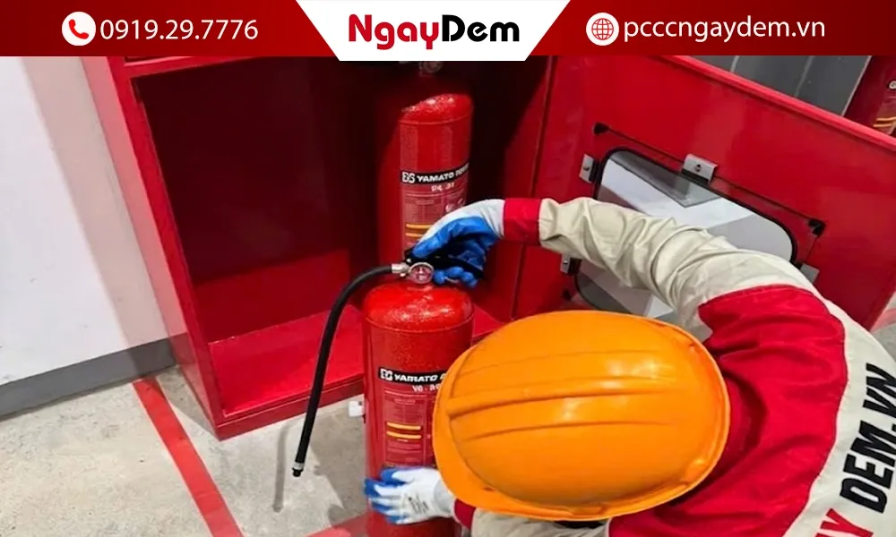 Bảo dưỡng bình chữa cháy tại Đống Đa uy tín, đạt chuẩn PCCC