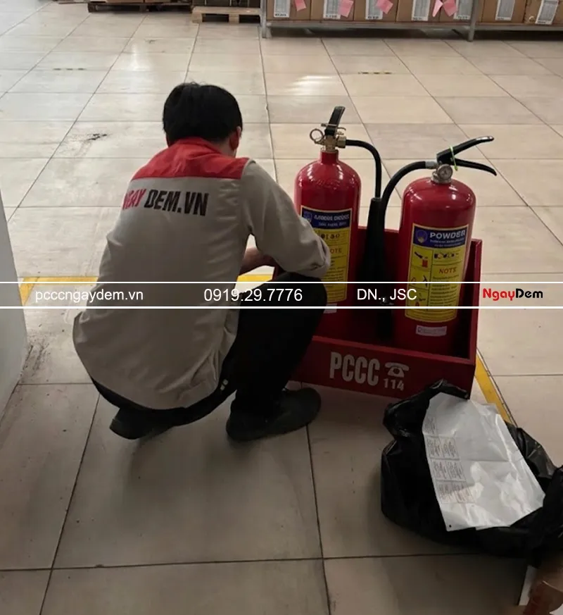 Nhà thầu bảo dưỡng bình chữa cháy Quận Hai Bà Trưng chuyên nghiệp