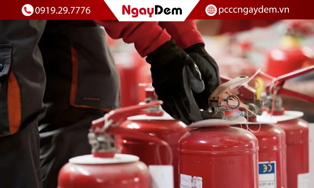Nhà thầu bảo dưỡng bình chữa cháy Quận Hai Bà Trưng chuyên nghiệp