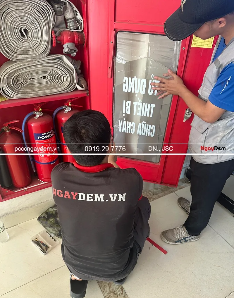 Bảo dưỡng bình chữa cháy tại Tây Hồ nhanh chóng, giá tốt