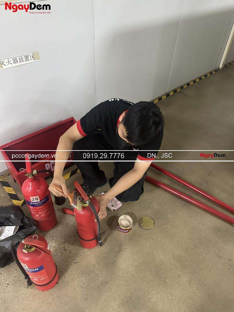 bảo dưỡng bình chữa cháy Tây Hồ