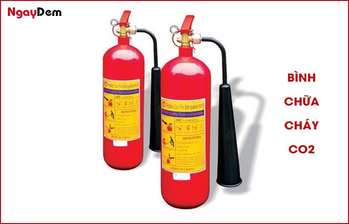 Bình chữa cháy ở Hai Bà Trưng - Bình cứu hoả CO2