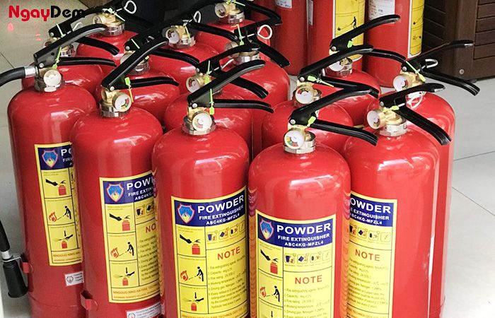 Các loại bình chữa cháy ở Hoàng Mai phổ biến