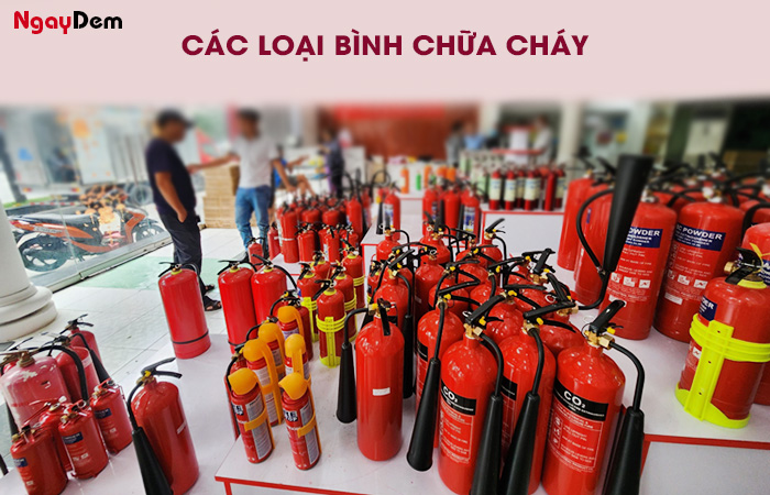 Bình chữa cháy ở Cầu Giấy đa dạng mẫu mã