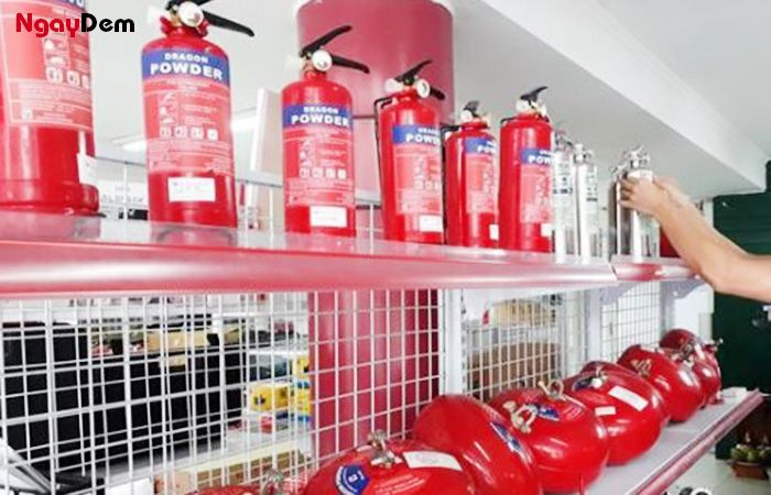 Các loại bình chữa cháy ở Long Biên