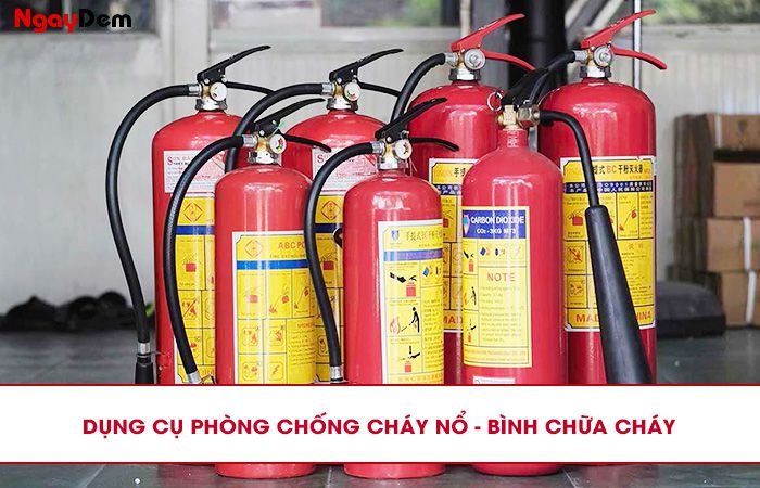 Dụng cụ phòng chống cháy nổ - Bình chữa cháy