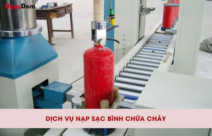 Dịch vụ nạp bình chữa cháy ở Cầu Giấy giá rẻ