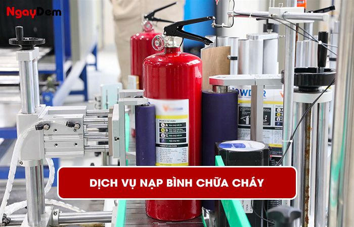 Dịch vụ nạp bình chữa cháy ở Hoàn Kiếm chuyên nghiệp