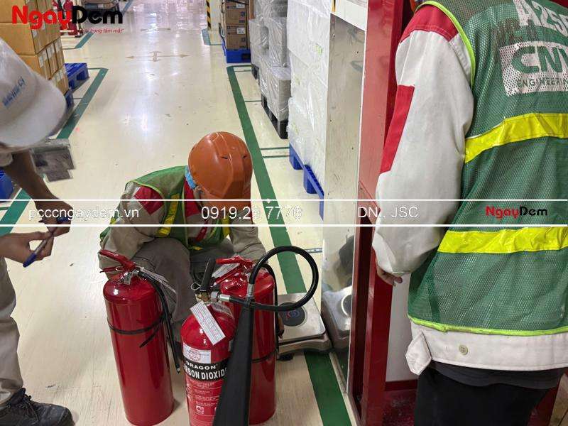 bảo dưỡng bình chữa cháy Mê Linh