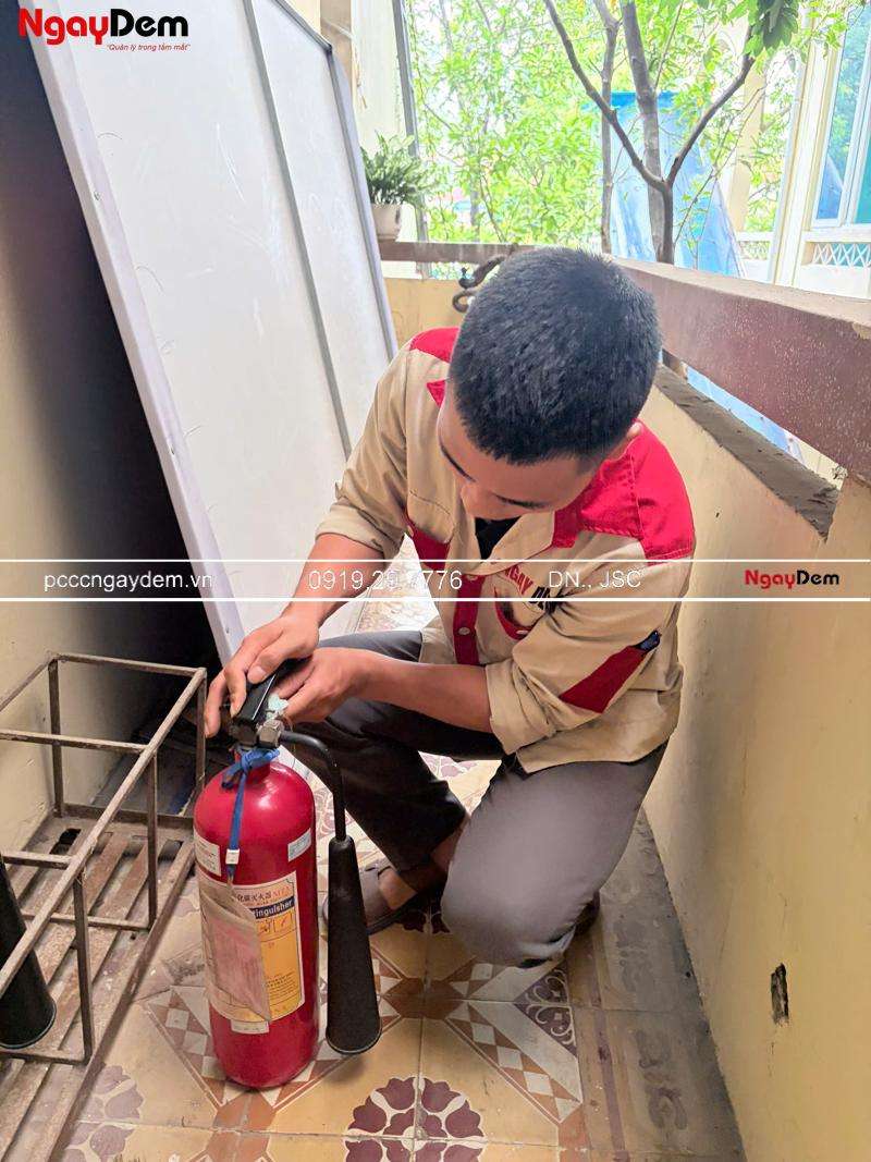 bảo dưỡng bình chữa cháy Mê Linh