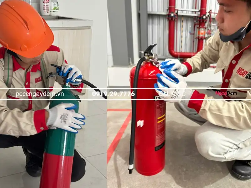 Dịch vụ bảo dưỡng bình chữa cháy tại Chương Mỹ - Uy tín - Chuyên nghiệp