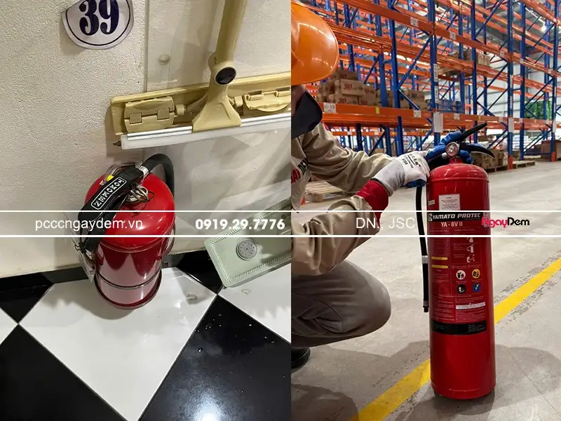 Bảo dưỡng bình chữa cháy tại Nam Từ Liêm các loại trên thị trường
