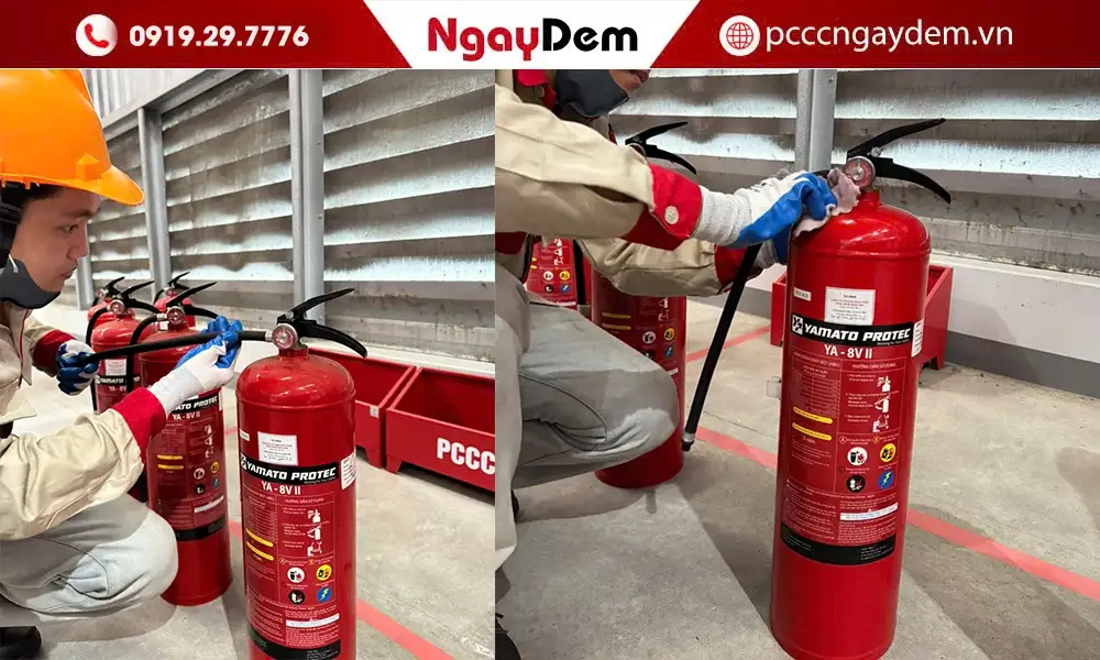 Bảo dưỡng bình chữa cháy tại Nam Từ Liêm - Báo Giá Minh Bạch
