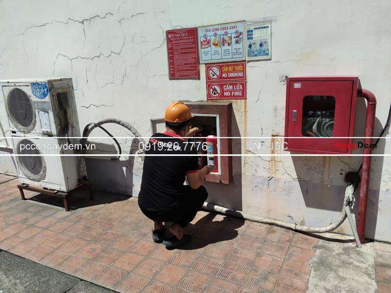 bảo dưỡng bình chữa cháy tại Phú Xuyên