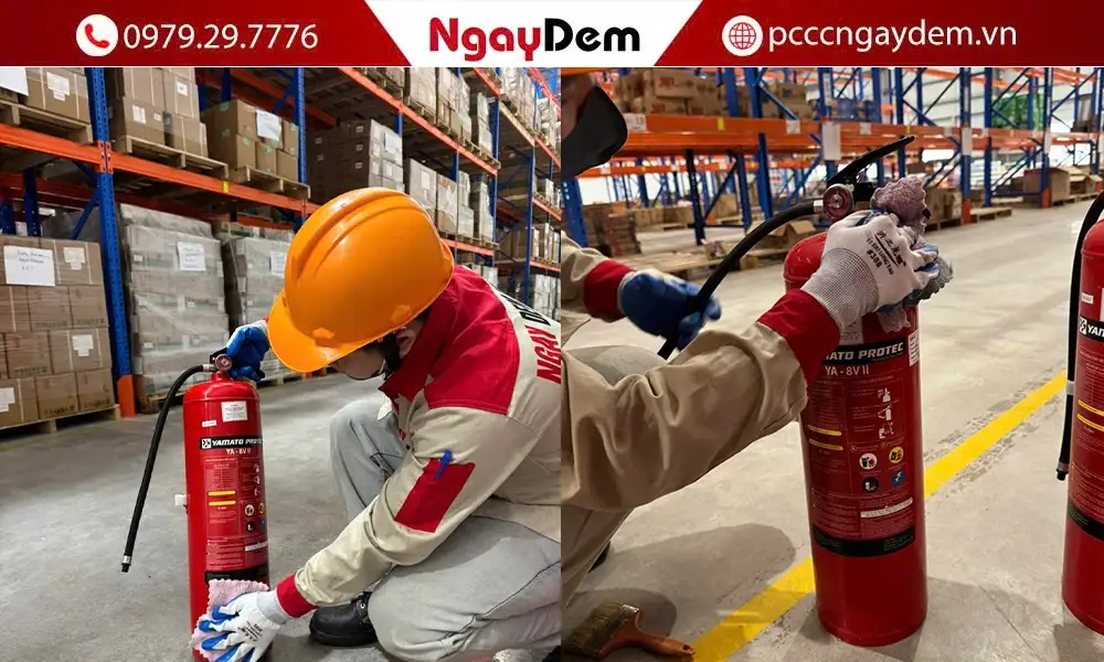 Bảo dưỡng bình chữa cháy tại Quốc Oai - Trọn Gói Cho Doanh Nghiệp